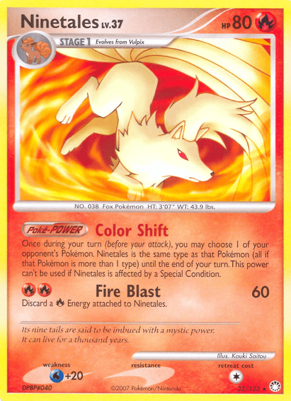 Ninetales (32/123) [Diamond & Pearl: Mysterious Treasures] Pokemon Single Pokémon  | Multizone: Comics And Games