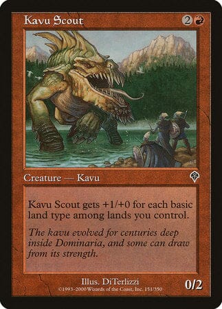 Kavu Scout [Invasion] MTG Single Magic: The Gathering  | Multizone: Comics And Games