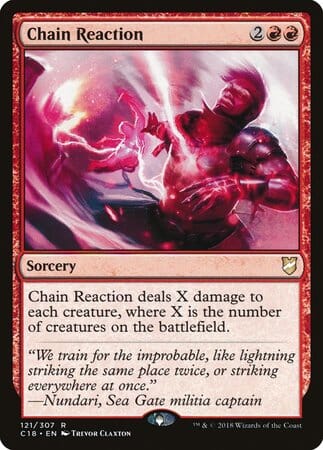 Chain Reaction [Commander 2018] MTG Single Magic: The Gathering  | Multizone: Comics And Games