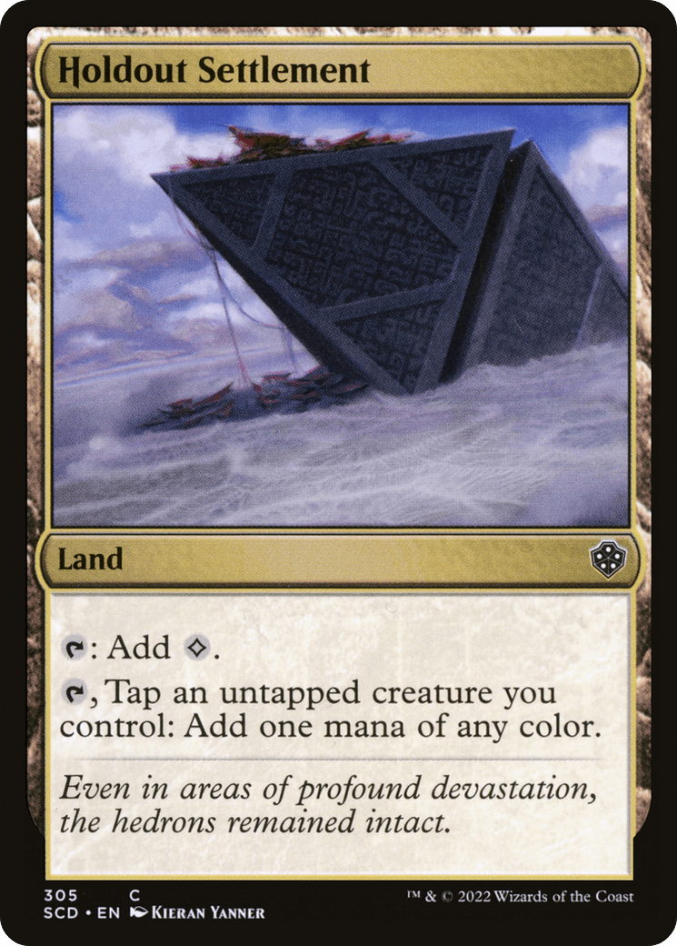 Holdout Settlement [Starter Commander Decks] MTG Single Magic: The Gathering  | Multizone: Comics And Games