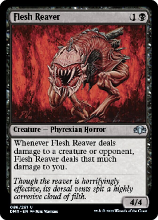 Flesh Reaver [Dominaria Remastered] MTG Single Magic: The Gathering  | Multizone: Comics And Games