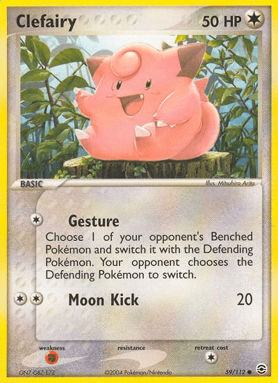 Clefairy (59/112) [EX: FireRed & LeafGreen] Pokemon Single Pokémon  | Multizone: Comics And Games