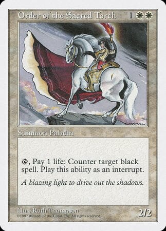 Order of the Sacred Torch [Fifth Edition] MTG Single Magic: The Gathering  | Multizone: Comics And Games