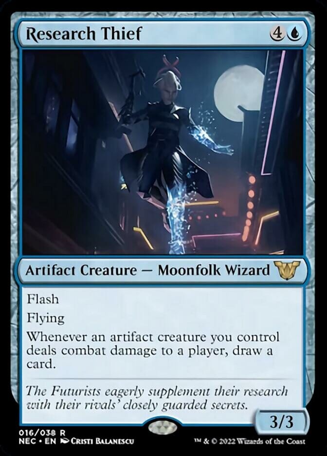 Research Thief [Kamigawa: Neon Dynasty Commander] MTG Single Magic: The Gathering  | Multizone: Comics And Games