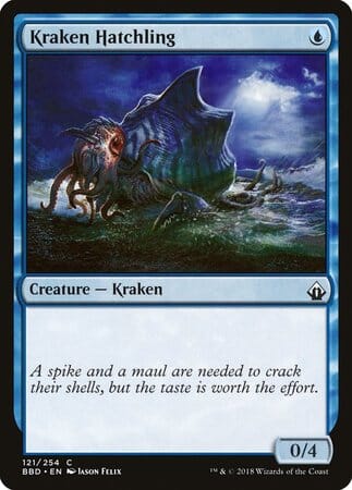 Kraken Hatchling [Battlebond] MTG Single Magic: The Gathering  | Multizone: Comics And Games
