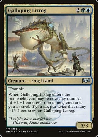 Galloping Lizrog [Ravnica Allegiance] MTG Single Magic: The Gathering  | Multizone: Comics And Games