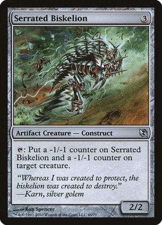 Serrated Biskelion [Duel Decks: Elspeth vs. Tezzeret] MTG Single Magic: The Gathering  | Multizone: Comics And Games