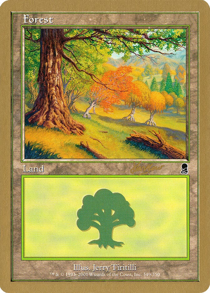 Forest (shh349) (Sim Han How) [World Championship Decks 2002] MTG Single Magic: The Gathering  | Multizone: Comics And Games