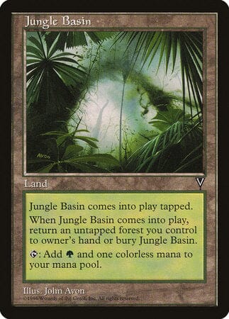 Jungle Basin [Visions] MTG Single Magic: The Gathering  | Multizone: Comics And Games