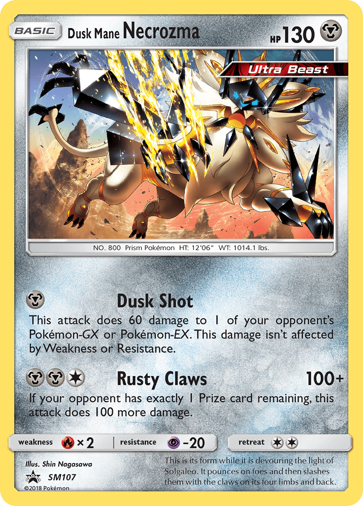 Dusk Mane Necrozma (SM107) [Sun & Moon: Black Star Promos] Pokemon Single Pokémon  | Multizone: Comics And Games