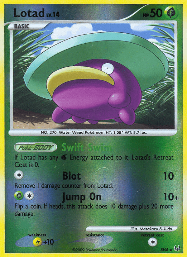 Lotad (SH4) [Platinum: Base Set] Pokemon Single Pokémon  | Multizone: Comics And Games