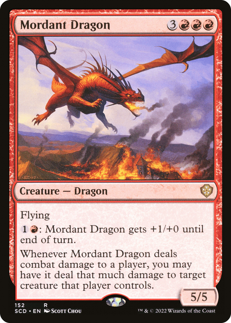 Mordant Dragon [Starter Commander Decks] MTG Single Magic: The Gathering  | Multizone: Comics And Games