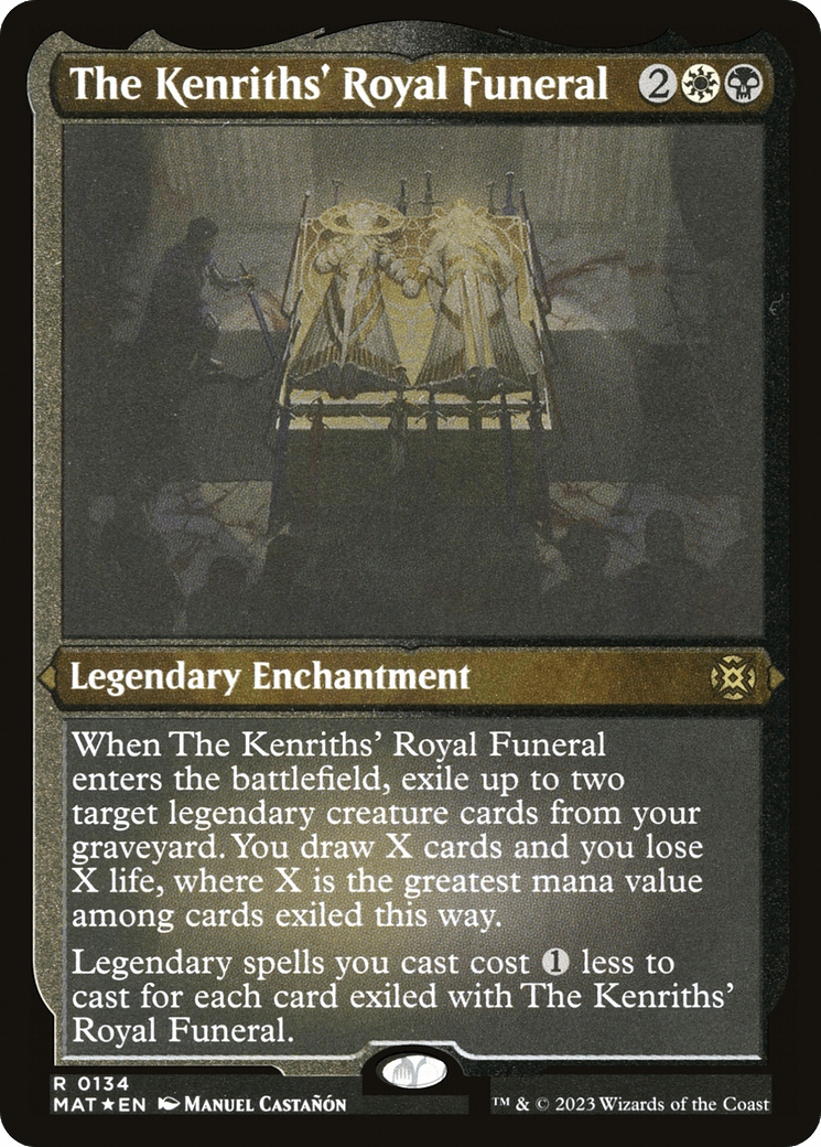 The Kenriths' Royal Funeral (Foil Etched) [March of the Machine: The Aftermath] MTG Single Magic: The Gathering  | Multizone: Comics And Games