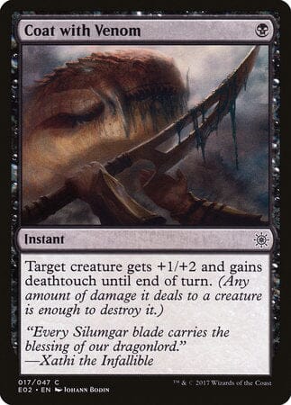 Coat with Venom [Explorers of Ixalan] MTG Single Magic: The Gathering  | Multizone: Comics And Games