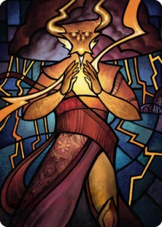 Najal, the Storm Runner Art Card [Dominaria United Art Series] MTG Single Magic: The Gathering  | Multizone: Comics And Games