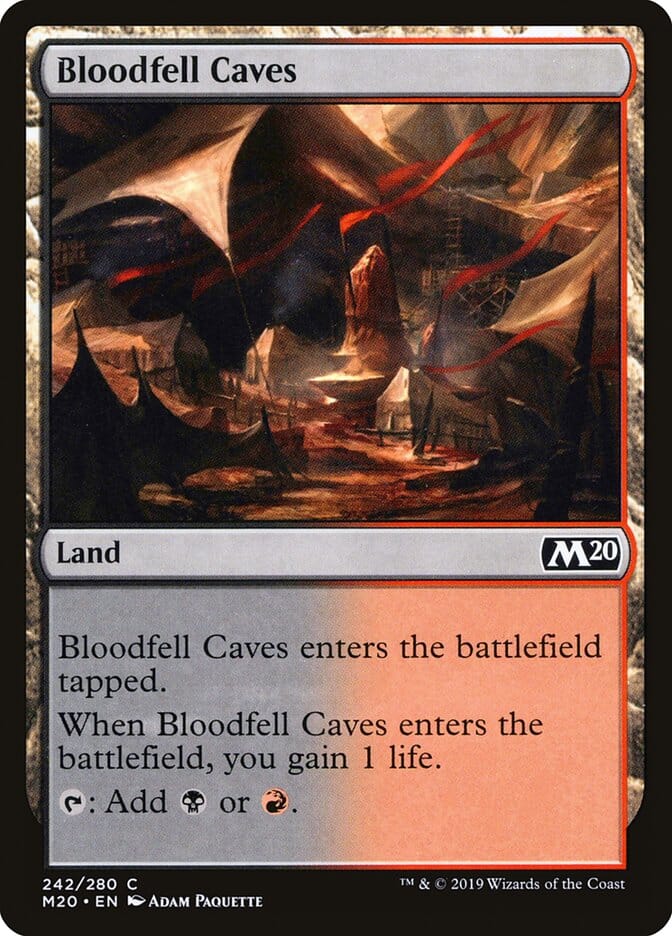 Bloodfell Caves [Core Set 2020] MTG Single Magic: The Gathering  | Multizone: Comics And Games