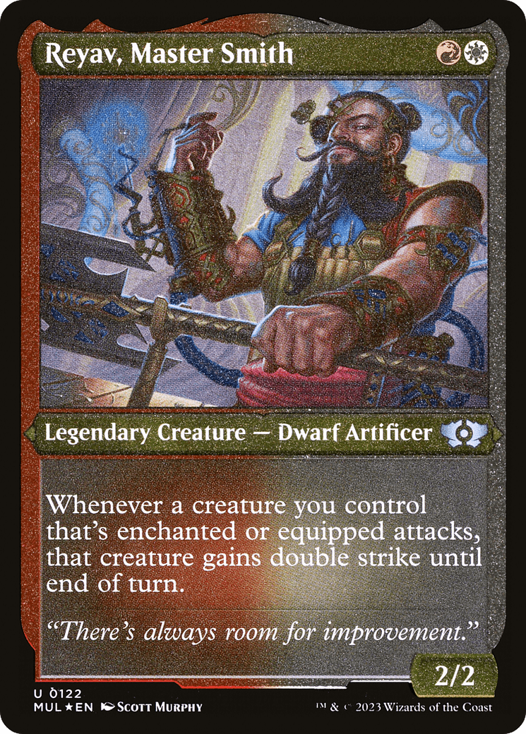 Reyav, Master Smith (Foil Etched) [Multiverse Legends] MTG Single Magic: The Gathering  | Multizone: Comics And Games