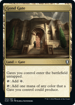 Gond Gate [Commander Legends: Battle for Baldur's Gate] MTG Single Magic: The Gathering  | Multizone: Comics And Games