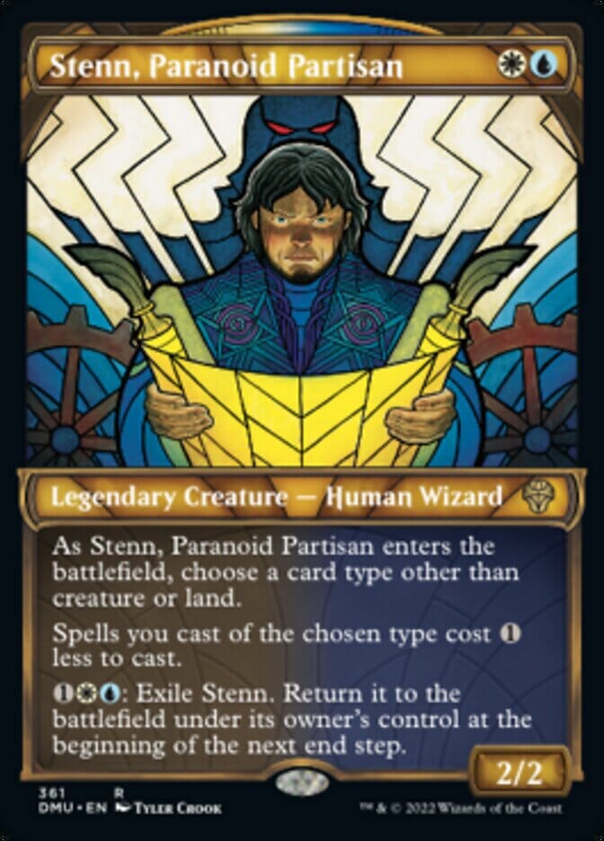Stenn, Paranoid Partisan (Showcase Textured) [Dominaria United] MTG Single Magic: The Gathering  | Multizone: Comics And Games
