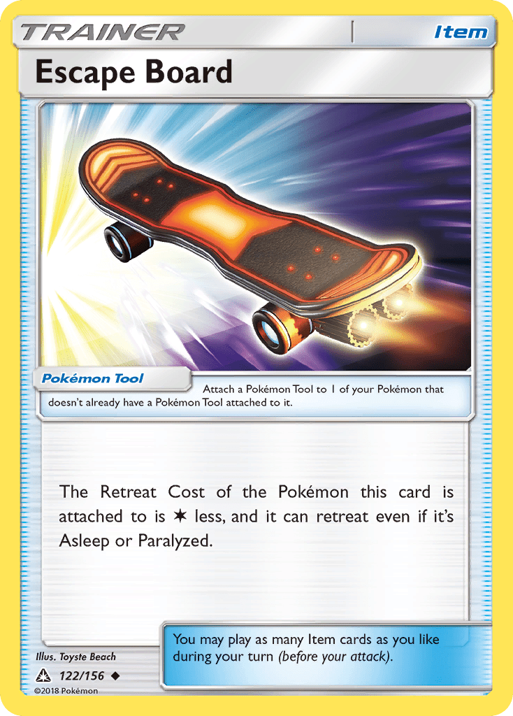 Escape Board (122/156) [Sun & Moon: Ultra Prism] Pokemon Single Pokémon  | Multizone: Comics And Games