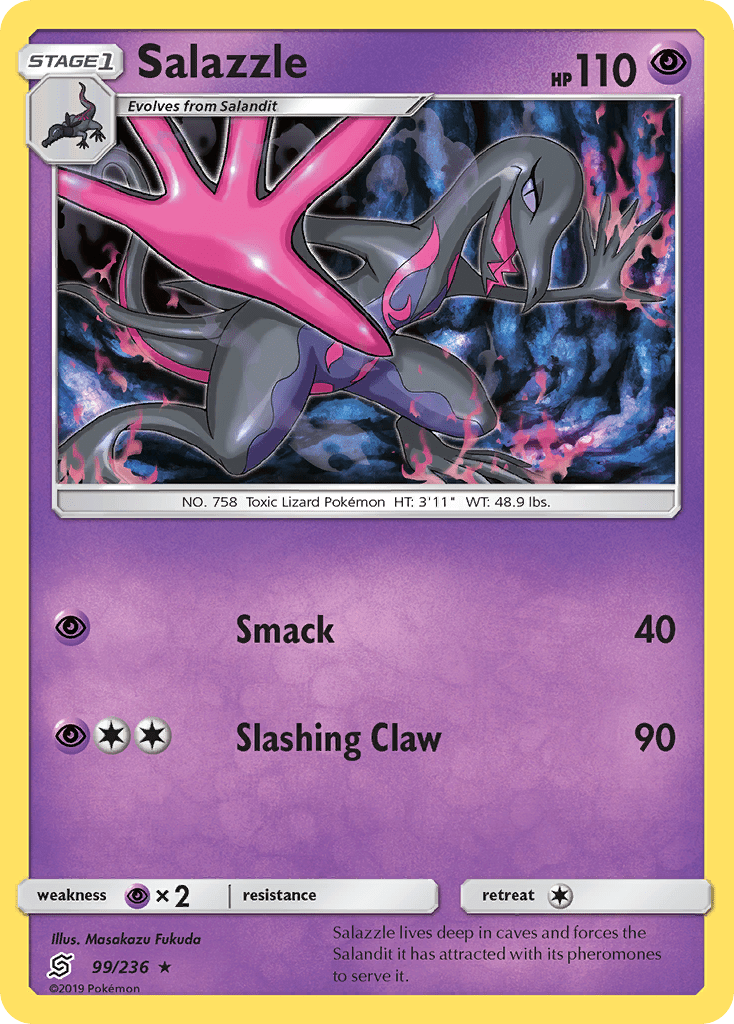 Salazzle (99/236) [Sun & Moon: Unified Minds] Pokemon Single Pokémon  | Multizone: Comics And Games