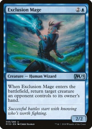 Exclusion Mage [Core Set 2019] MTG Single Magic: The Gathering  | Multizone: Comics And Games