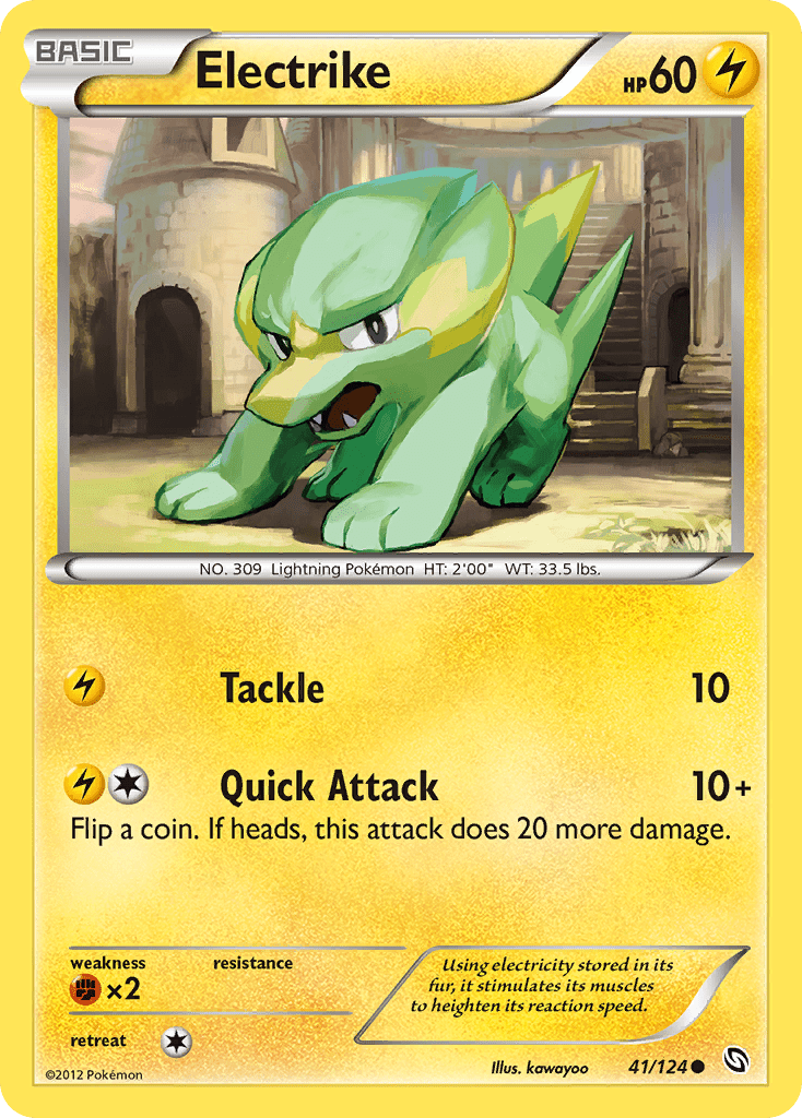 Electrike (41/124) [Black & White: Dragons Exalted] Pokemon Single Pokémon  | Multizone: Comics And Games