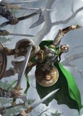 Maja, Bretagard Protector Art Card [Kaldheim: Art Series] MTG Single Magic: The Gathering  | Multizone: Comics And Games