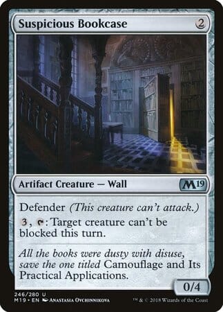 Suspicious Bookcase [Core Set 2019] MTG Single Magic: The Gathering  | Multizone: Comics And Games