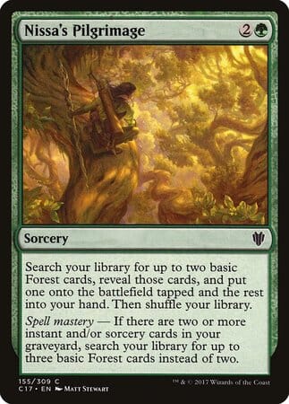 Nissa's Pilgrimage [Commander 2017] MTG Single Magic: The Gathering  | Multizone: Comics And Games