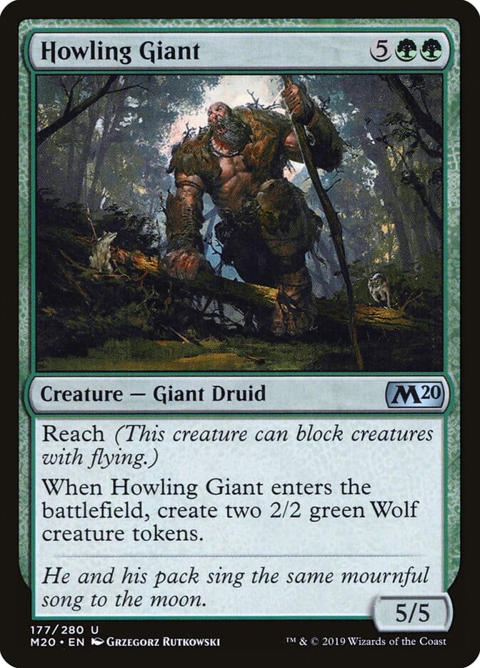 Howling Giant [Core Set 2020] MTG Single Magic: The Gathering  | Multizone: Comics And Games