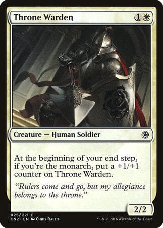 Throne Warden [Conspiracy: Take the Crown] MTG Single Magic: The Gathering  | Multizone: Comics And Games