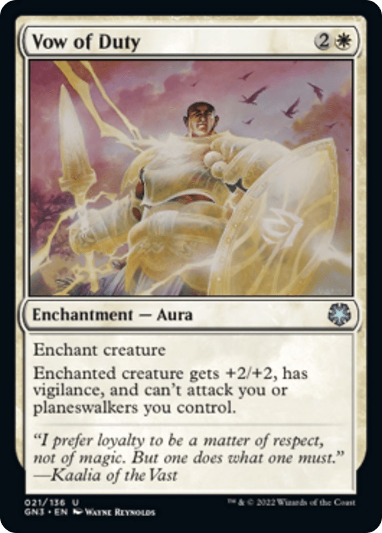 Vow of Duty [Game Night: Free-for-All] MTG Single Magic: The Gathering  | Multizone: Comics And Games