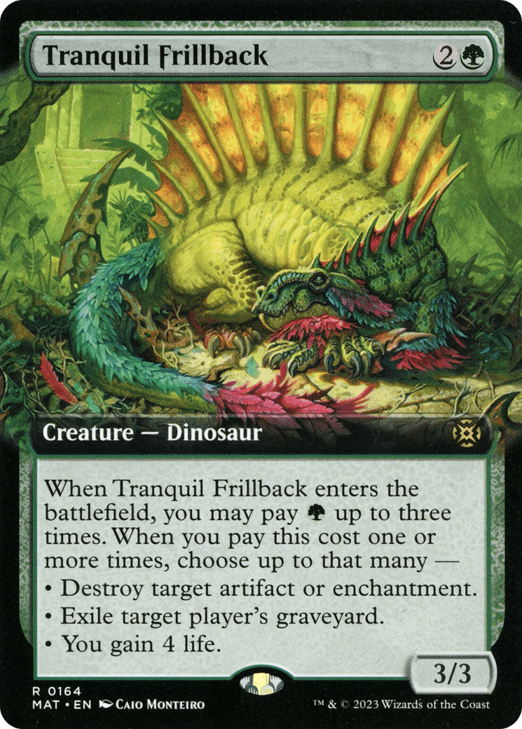 Tranquil Frillback (Extended Art) [March of the Machine: The Aftermath] MTG Single Magic: The Gathering  | Multizone: Comics And Games