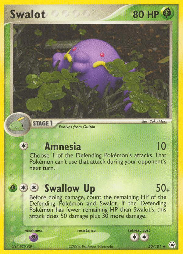 Swalot (50/101) [EX: Hidden Legends] Pokemon Single Pokémon  | Multizone: Comics And Games