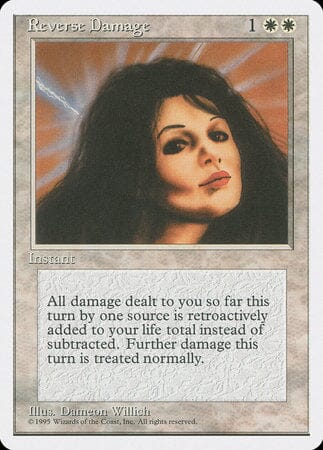 Reverse Damage [Fourth Edition] MTG Single Magic: The Gathering  | Multizone: Comics And Games