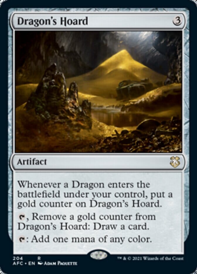 Dragon's Hoard [Dungeons & Dragons: Adventures in the Forgotten Realms Commander] MTG Single Magic: The Gathering  | Multizone: Comics And Games