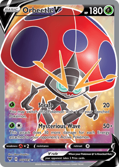 Orbeetle V (166/185) [Sword & Shield: Vivid Voltage] Pokemon Single Pokémon  | Multizone: Comics And Games