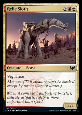 Relic Sloth [Strixhaven: School of Mages] MTG Single Magic: The Gathering  | Multizone: Comics And Games