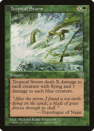 Tropical Storm [Mirage] MTG Single Magic: The Gathering  | Multizone: Comics And Games