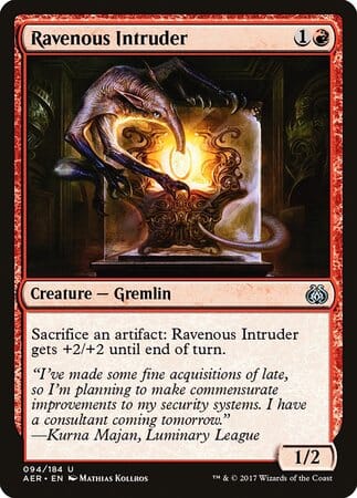 Ravenous Intruder [Aether Revolt] MTG Single Magic: The Gathering  | Multizone: Comics And Games