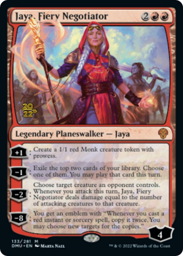 Jaya, Fiery Negotiator [Dominaria United Prerelease Promos] MTG Single Magic: The Gathering  | Multizone: Comics And Games