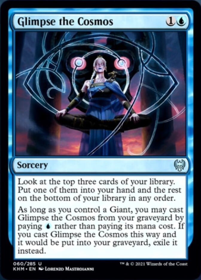 Glimpse the Cosmos [Kaldheim] MTG Single Magic: The Gathering  | Multizone: Comics And Games