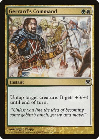 Gerrard's Command [Duel Decks: Phyrexia vs. the Coalition] MTG Single Magic: The Gathering  | Multizone: Comics And Games
