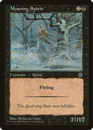 Moaning Spirit [Portal Second Age] MTG Single Magic: The Gathering  | Multizone: Comics And Games