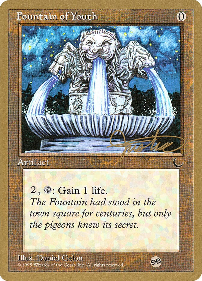 Fountain of Youth (Mark Justice) (SB) [Pro Tour Collector Set] MTG Single Magic: The Gathering  | Multizone: Comics And Games