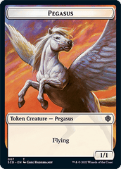 Pegasus // Thopter Double-Sided Token [Starter Commander Decks] MTG Single Magic: The Gathering  | Multizone: Comics And Games
