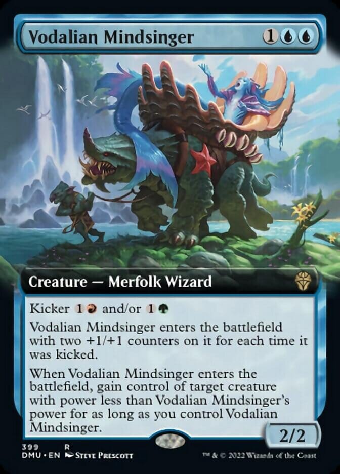 Vodalian Mindsinger (Extended Art) [Dominaria United] MTG Single Magic: The Gathering  | Multizone: Comics And Games