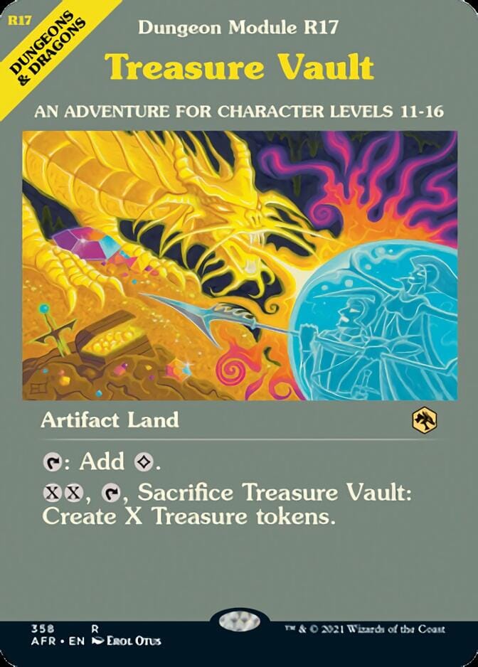 Treasure Vault (Dungeon Module) [Dungeons & Dragons: Adventures in the Forgotten Realms] MTG Single Magic: The Gathering  | Multizone: Comics And Games