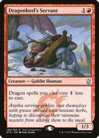 Dragonlord's Servant [Tarkir Dragonfury] MTG Single Magic: The Gathering  | Multizone: Comics And Games